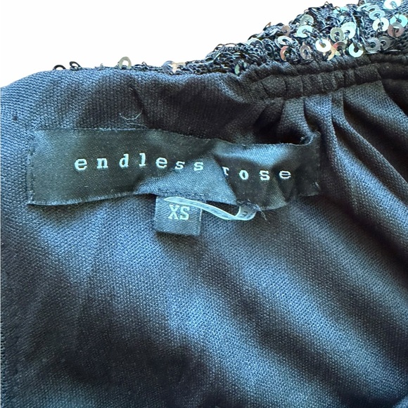 Elegant Sequin Blouse - Black - Picture 3 of 7